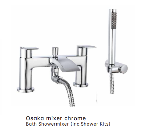 iCladd Osaka Mixer Chrome Bath Shower Mixer